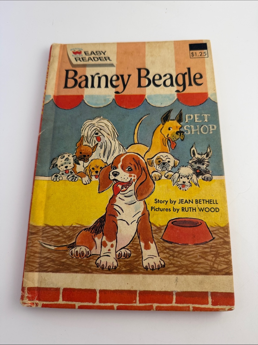 Barney Beagle by Jean Bethell 1962 Children’s Wonder Books Hardcover $1.25